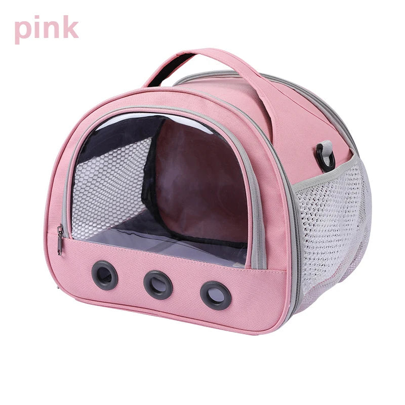Portable Cat Carrier Bag Pet Cat Dog Bird Rabbit  Travel Bags Breathable Mesh Outdoor Tent Carrier Outgoing Pets Handbag