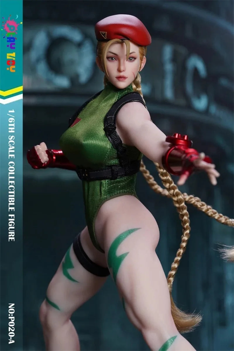 In stock, fighting toy, Guerrera Cammy Street Fighter P020 A B 1/6, Action Model, collectible figures, toys