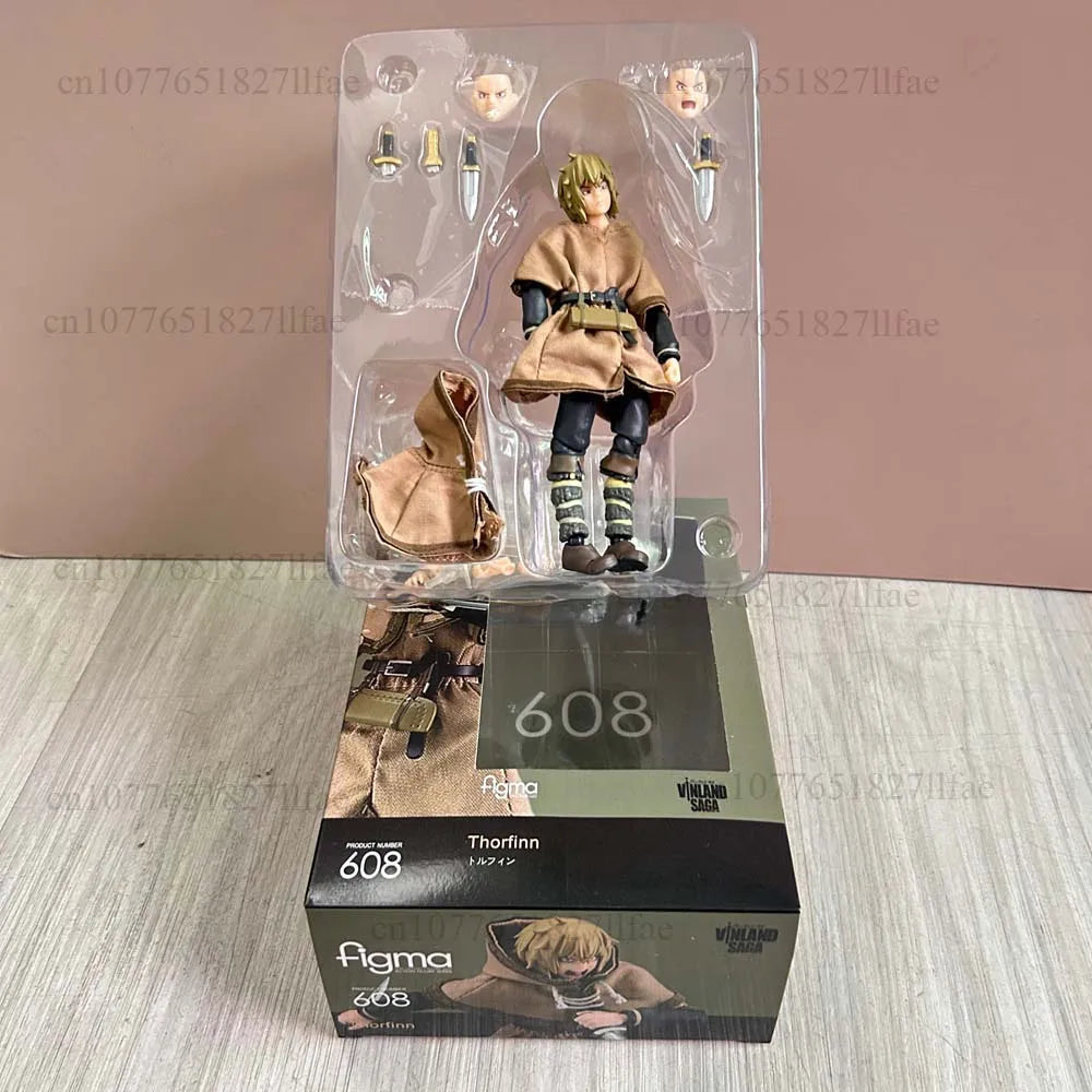 Figma 608 Thorfinn 14CM Vinland Saga Action Figure Model Toys Joint Movable Doll Birthday Present For Friends Bookshelf Decor