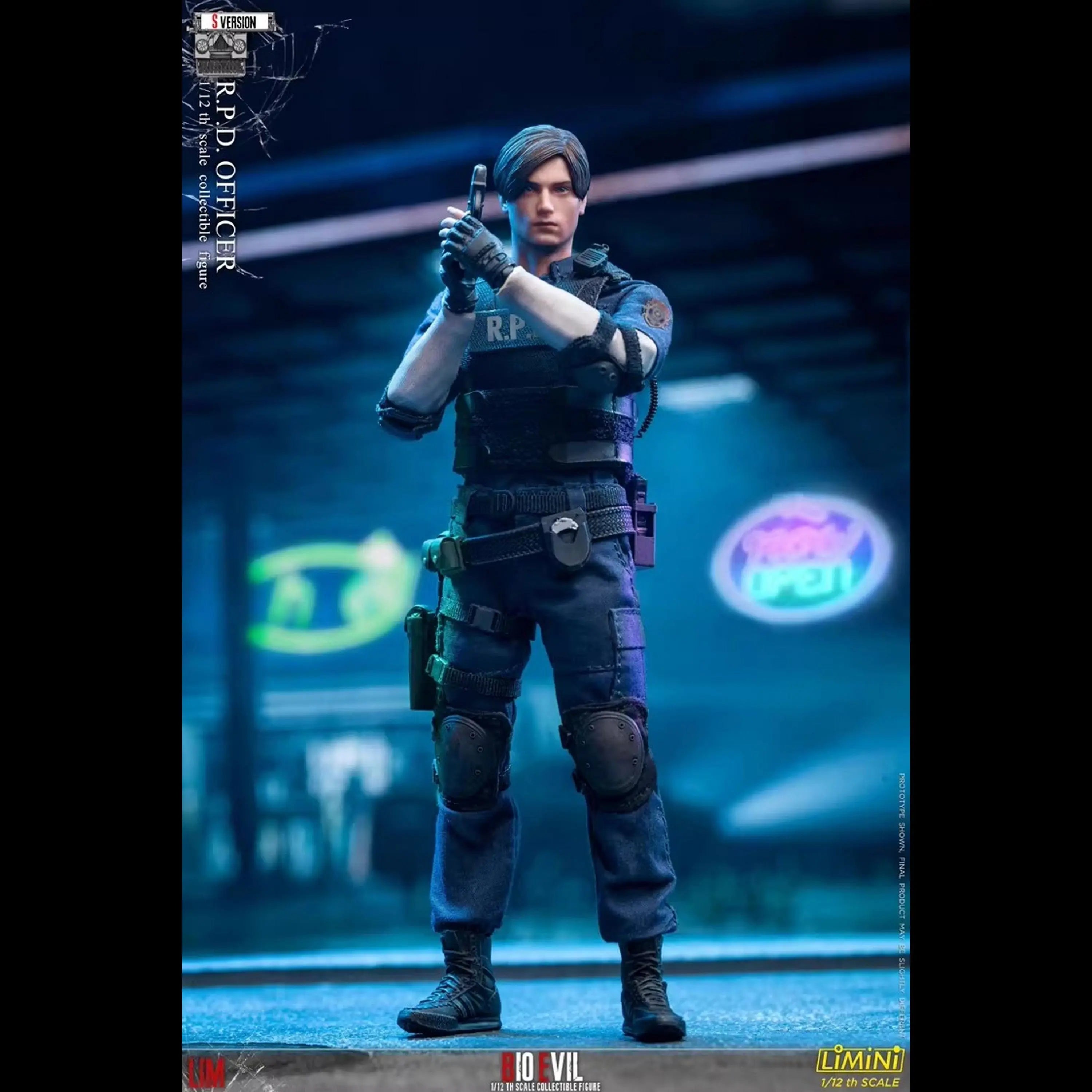 Limtoys Resident Evil Leon S Kennedy Rpd Police Officer 1 12 Scale Articulated Action Figure
