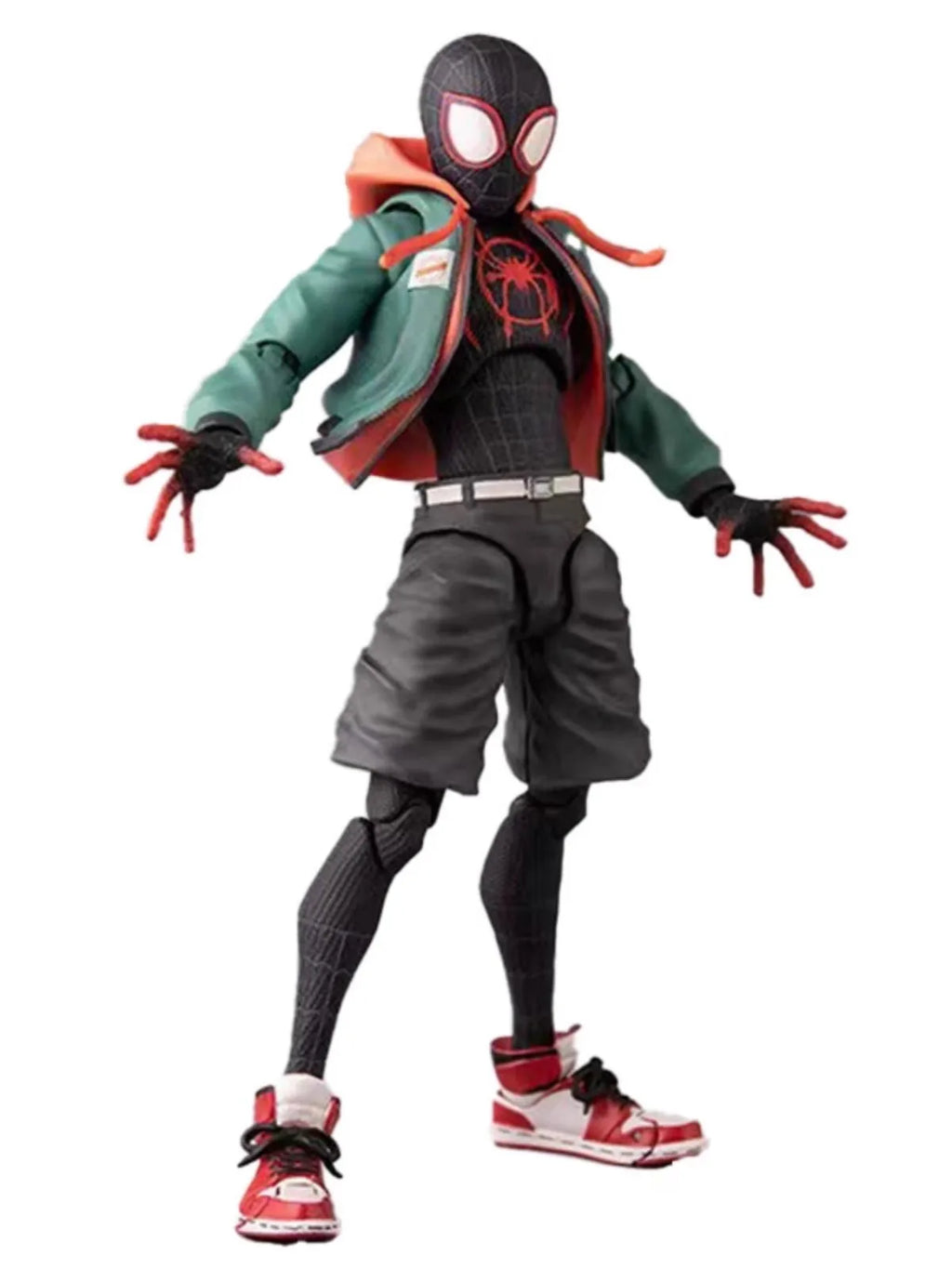 Shf Anime Spider-man Figuarts Miles Morales Gwen Action Figures Gwen Spider Woman Figurine Spiderman Figure Pvc Model Doll Toys