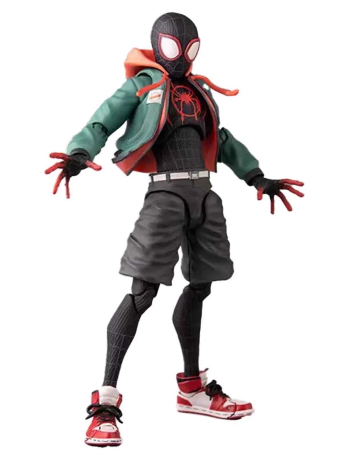 Shf Anime Spider-man Figuarts Miles Morales Gwen Action Figures Gwen Spider Woman Figurine Spiderman Figure Pvc Model Doll Toys
