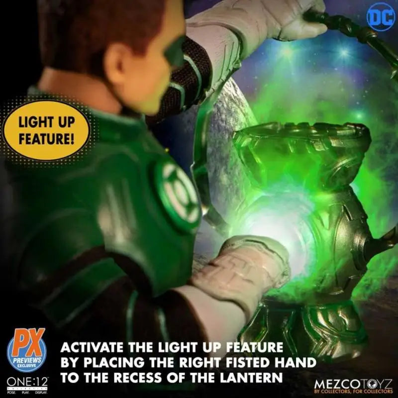 In Stock PX Version Mezco ONE:12 Green Lantern Hal Jordan Anime Action Collection Figures Model Toys Gifts for Kids