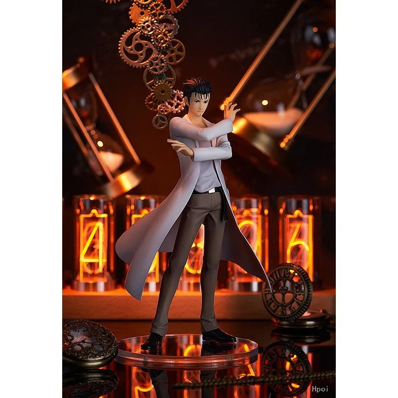 GSC Original POP UP PARADE Steins Series Ryutaro Okabe\Kurisu Makise Anime Not Movable Figure Statue Model Toys Gifts Fo Boys