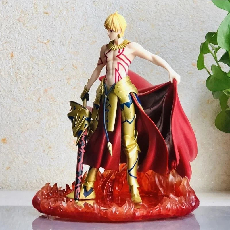 26cm Japanese Anime Fate/Grand Order Figures Gilgamesh PVC Action Figure Toy Adults Collection Model Doll For Children Gifts