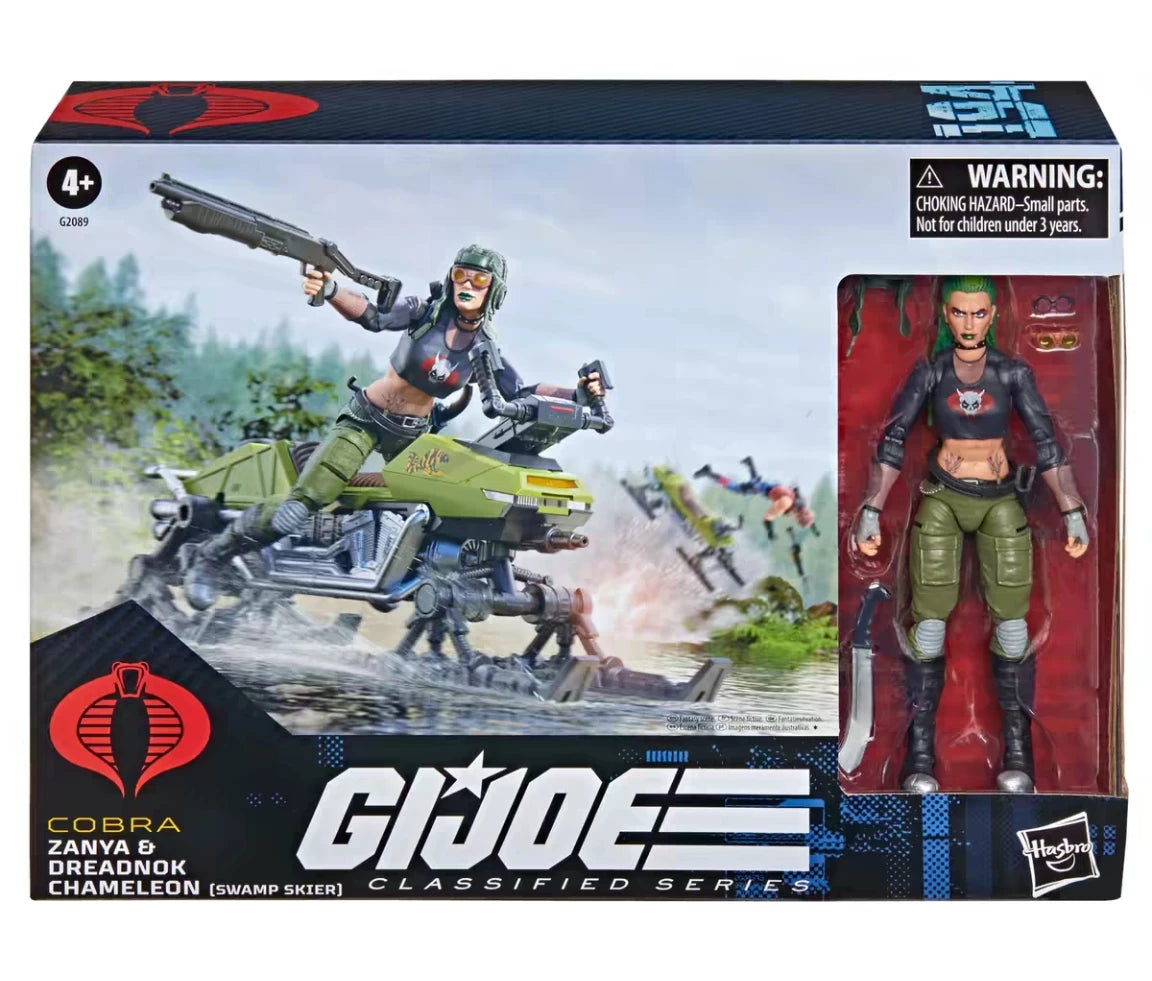 【Pre Sale 2026 July】New Original Hasbro G.I. Joe Classified Series 194 Zanya Dreadnok Chameleon (Swamp Skier) Action Figures