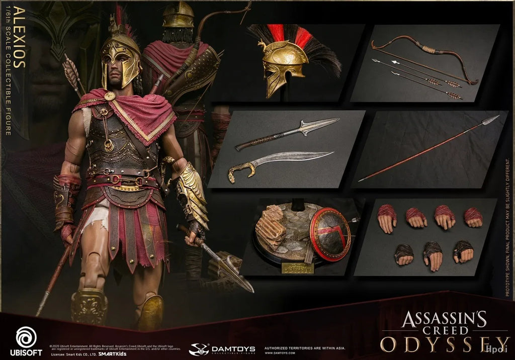 【MT】Original DAMTOYS DMS019 Assassin's Creed Odyssey Alexios 1/6 Action Figure Toy Collection