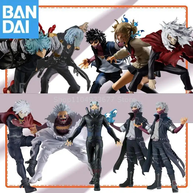 Bandai My Hero Academia Die Dvil Villains Neun Toga Himiko Tomura Shigaraki Dabi Dx Abbildung Modell Sammler Figur Spielzeug Geschenk