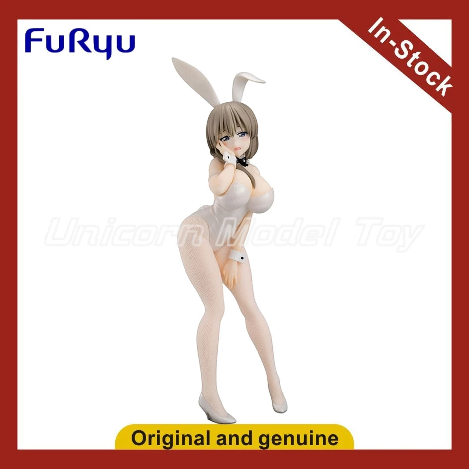 【UA】Original FURYU Uzaki Chan Wa Asobi Tai BiCute Bunnies Uzaki Tsuki Figures Animation Model Toys Gifts