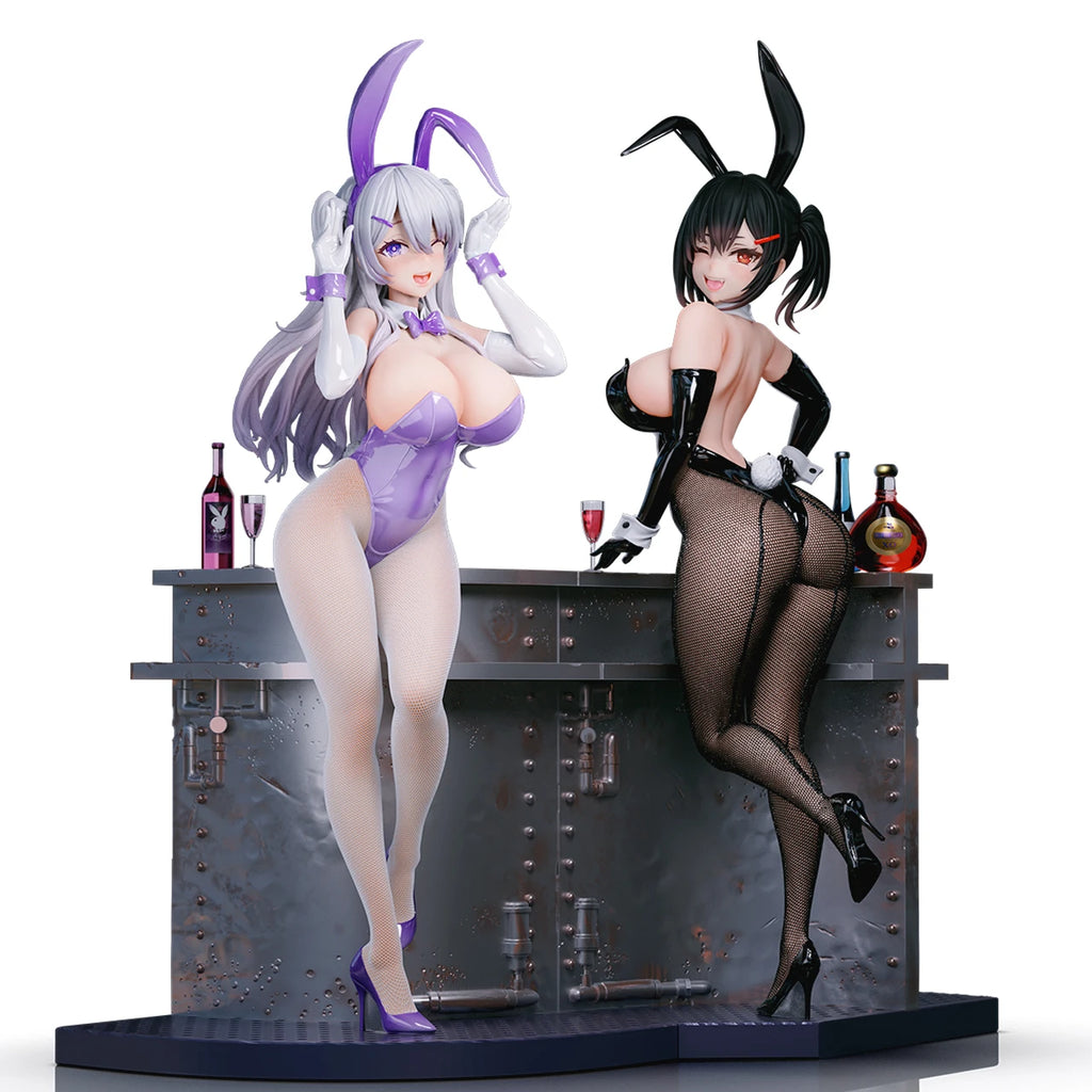 In Stock Original BearPanda Bunny Girl Asanagi Rin Xiya Action Figure Collectible Toy with Temperature Sensitive Paint 3D