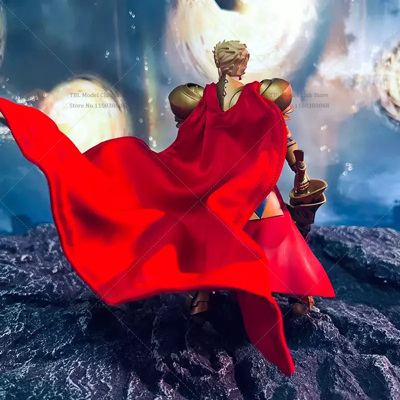 1/12 Scale Male Clothes Cloak Fate/Zero The Holy Grail War Gilgamesh Japanese Anime For figma 6-inch Action Figure Soldier