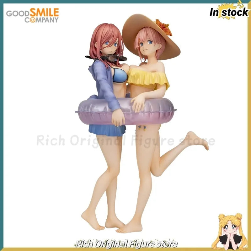 In Stock Original GSC The Quintessential Quintuplets Nakano Ichika/Nakano Miku Model Toys Anime Figure Collection Ornaments