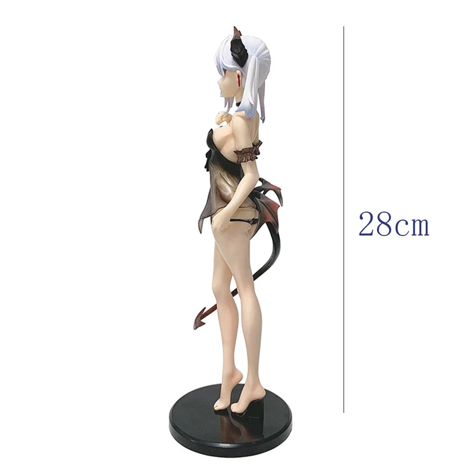 28см NSFW Insight Little Demon Lilith Nude Girl Tsuishi Eye ver PVC аниме екшън фигурка играчки колекция за възрастни модел играчки подарък