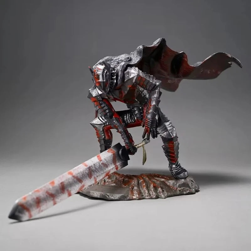18cm Berserk Guts Berserker Armor Figure Statue 17cm Finishing Slash Pose Anime Collectible Model For Manga Enthusiasts