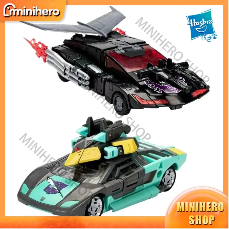 In Stock Original Hasbro Transformers Shattered Glass Rodimus Sideswipe Whisper Deluxe Class Super Action Figure Articulated