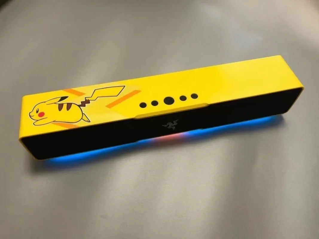 Razer Pokemon Pikachu Bluetooth Speaker Rgb Light Effect Desktop Computer Audio With Heavy Bass Stereo Usb For Pc Phone Mobile