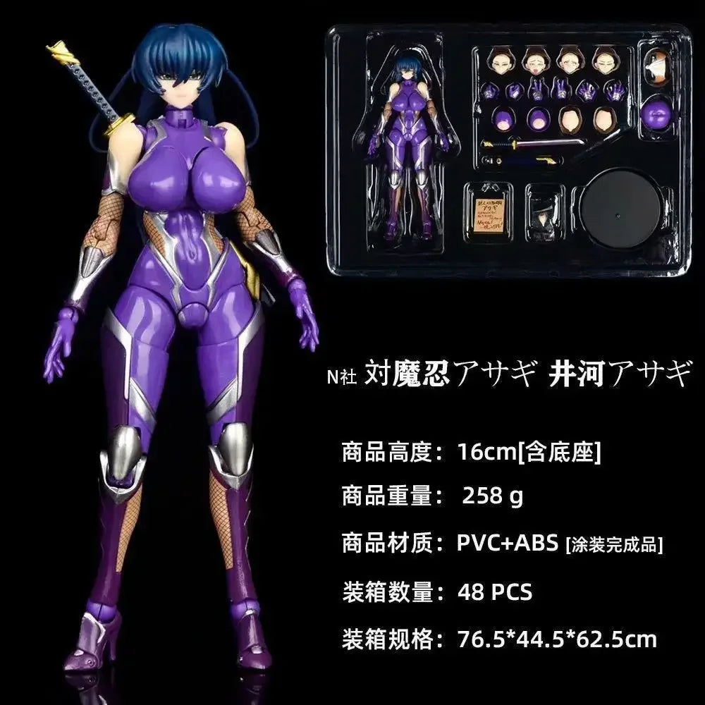 Second Axe Asagi Igawa Actionfigur Taimanin-Serie Figur Native Rocket Boy Modell PVC-Statue Puppensammlung Geburtstagsspielzeuggeschenk