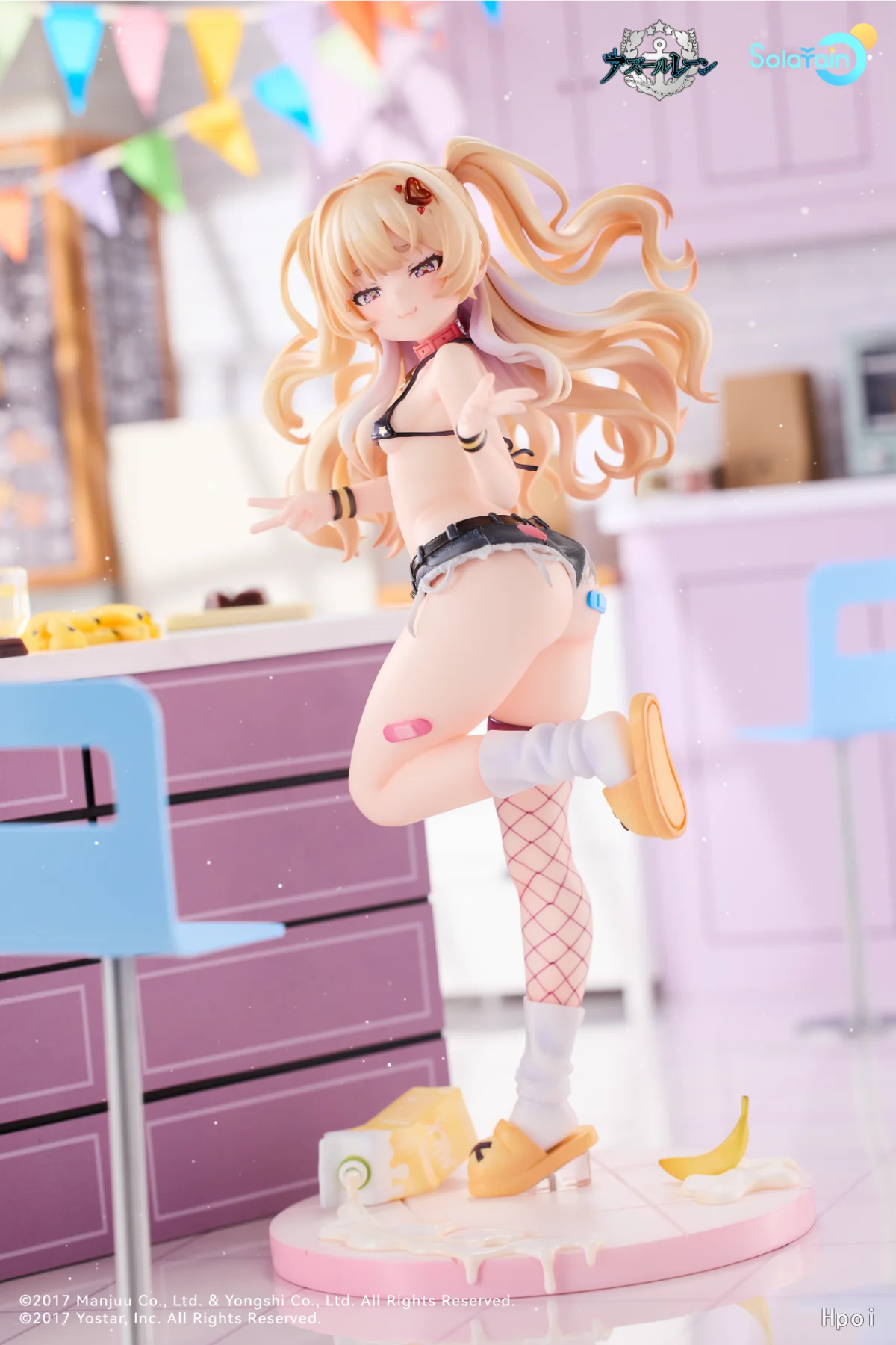 In Stock SolarainToys Azur Lane USS Bache Anniversary Dessert 1/7 Desktop Cute Dolls Anime Action Figure Toys Model Collection