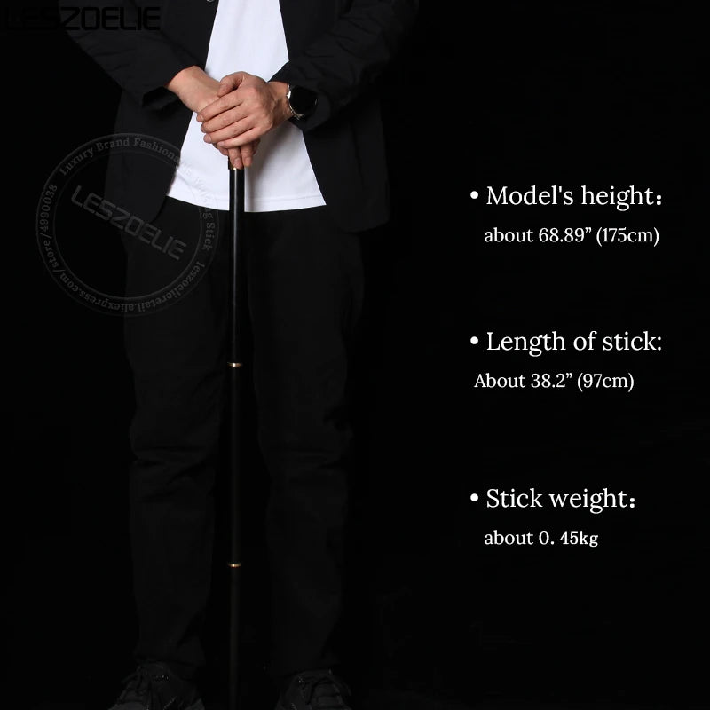 97 cm Totenkopf-Stock für Männer, Harzgriff, deutsche Buche, abnehmbare Holz-Gehstöcke, modische Party-Dekorationsstöcke für Frauen
