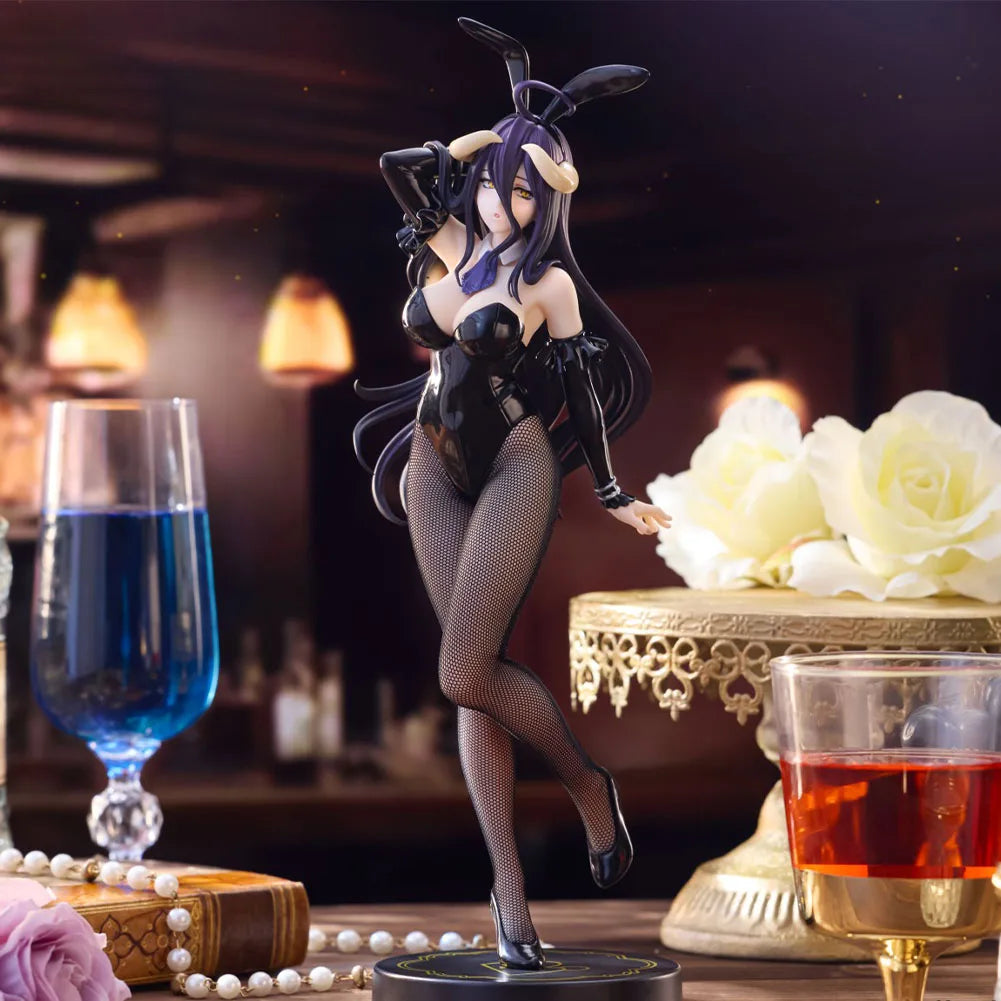 Albedo Anime Figur Shalltear Bloodfallen Figur stehende Pose Albedo Actionfigur Bunny Girl Modell Puppe Spielzeug Sammlung Geschenk