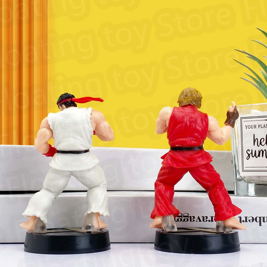 Anime Street Fighter Kampfspiel Actionfigur Ken Masters Hoshi Ryu PVC Kawaii Spielzeug Puppen Zimmerdekor Geburtstagsgeschenk für Jungen