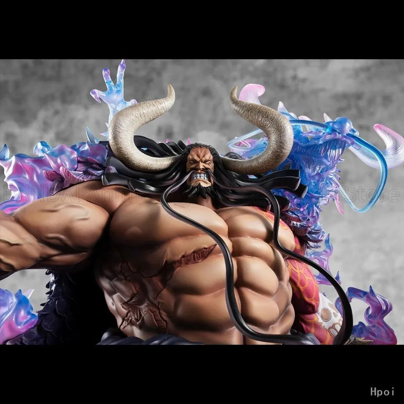 Original MegaHouse P.O.P ONE PIECE "WA-MAXIMUM" Kaido of The Beasts Anime Characters Model Statue Decoration