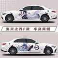 Demon Slayer Sticker Car Body Decoration Car Clothes Diy Cute Kamado Tanjirou Kochou Shinobu Car Decoration Sticker Gift