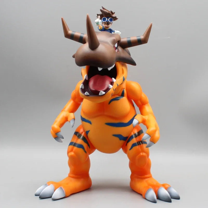 Digimon Collectible Figures Taiyiya Ancient Beast Evolution Greymon Animation Peripherals 30cm Toy Vinyl Model Ornaments Present
