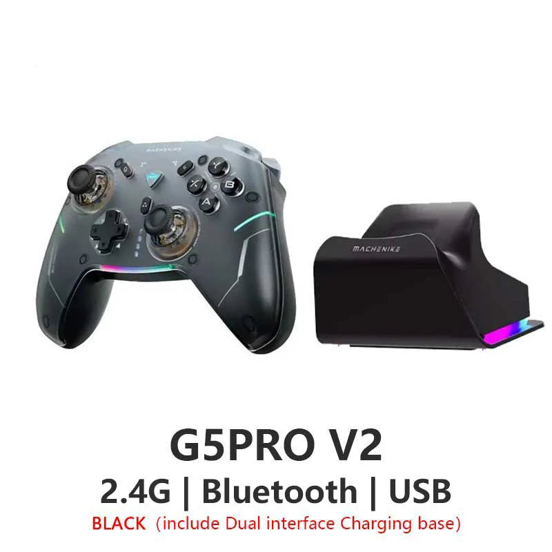 Machenike G5 pro V2 Controller Three-Mode Optical Gamepad Collector'S Edition Hot Swap Hall Rocker Bluetooth Trigger Vibration