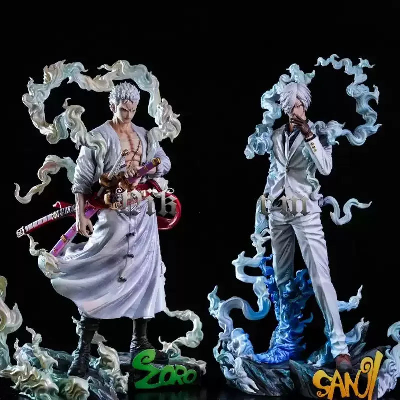 In Stock 28cm Fit Nika Zoro One Piece Anime Figure Collectible Model Statue Desktop Decoration Pvc Figurine Gifts Pvc Statue
