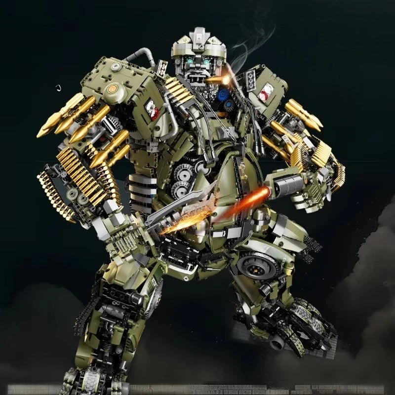 6148PCS Technical Inspector Mecha Building Blocks Creative Hobby Robot Model Collection Bricks Toy Gift For Boy