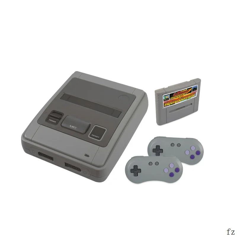 SFC52HD Super Retro Hardware Game Console Play For SFC/SNES  Built-in 121 Games Cartridge with 2 Wireless 1 wired Controllers