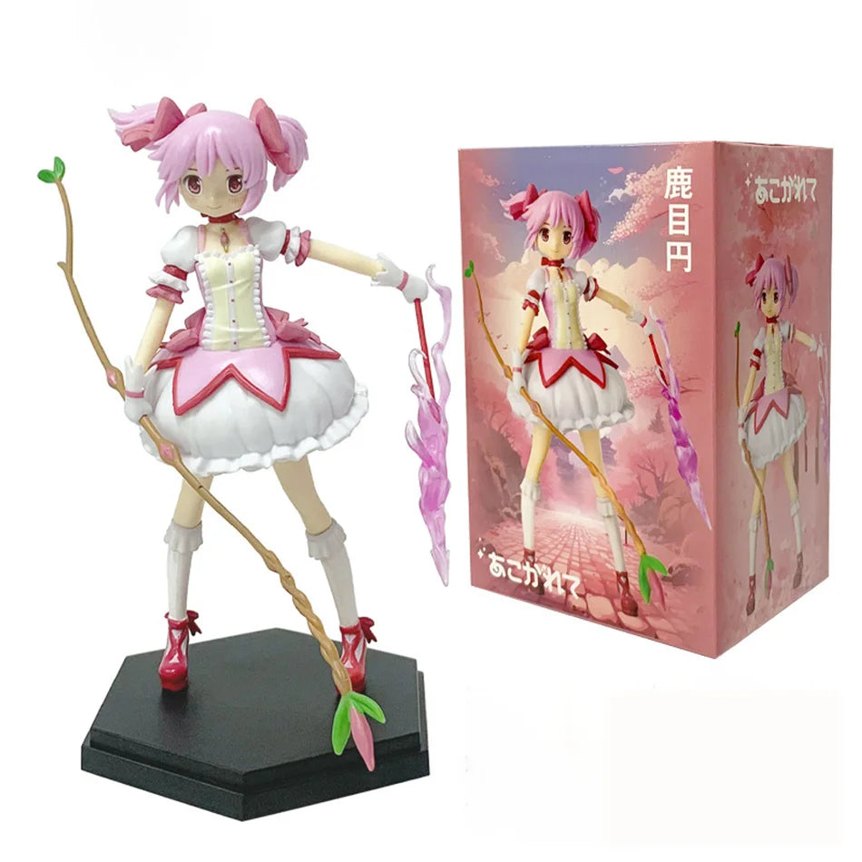 17-23cm Puella Magi Madoka Magica Aniem Figure Kaname Madoka Action Figure Magic Girl Model Decor Statue Dolls Toys SF Gifts