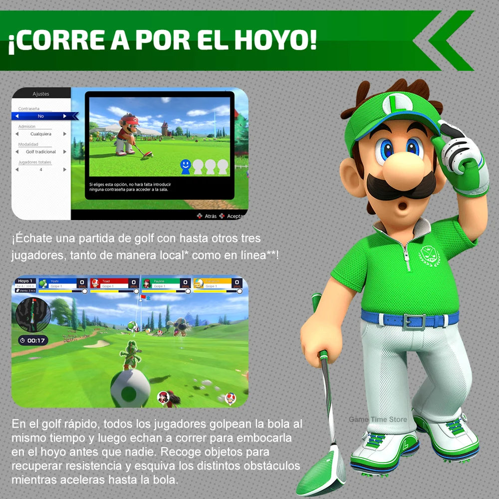 Mario Golf: Super Rush Nintendo Switch Game Deals 100% New Physical Game Card Sports Game for Nintendo Switch Game Console