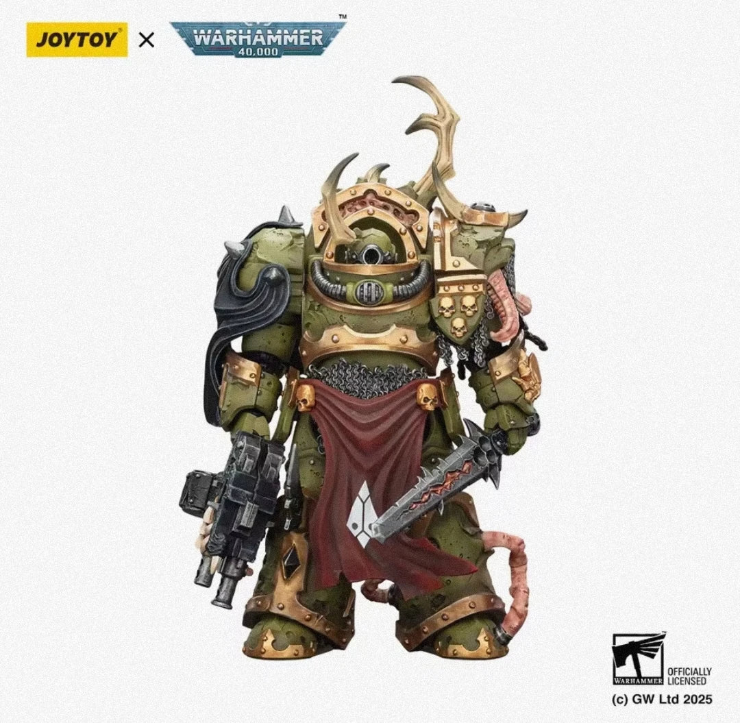 JOYTOYDark Source Warhammer40KDeath Guard Death Shroud Terminator Trio1:18Movable Soldier