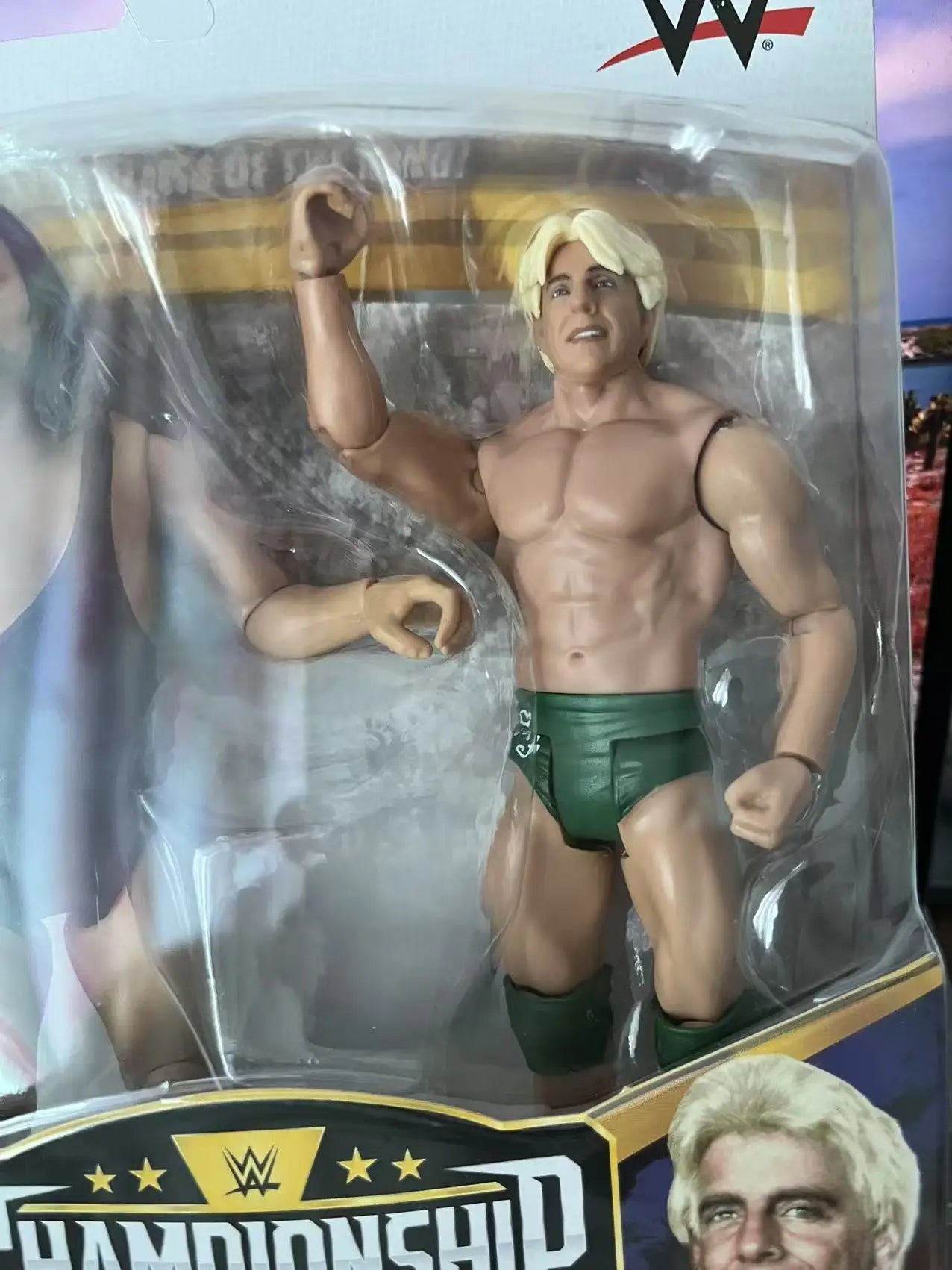 WWE ORIGINAL THE GIANT&RIC FLAIR Action Figure Wrestling Figure Display Collection Festival Gift