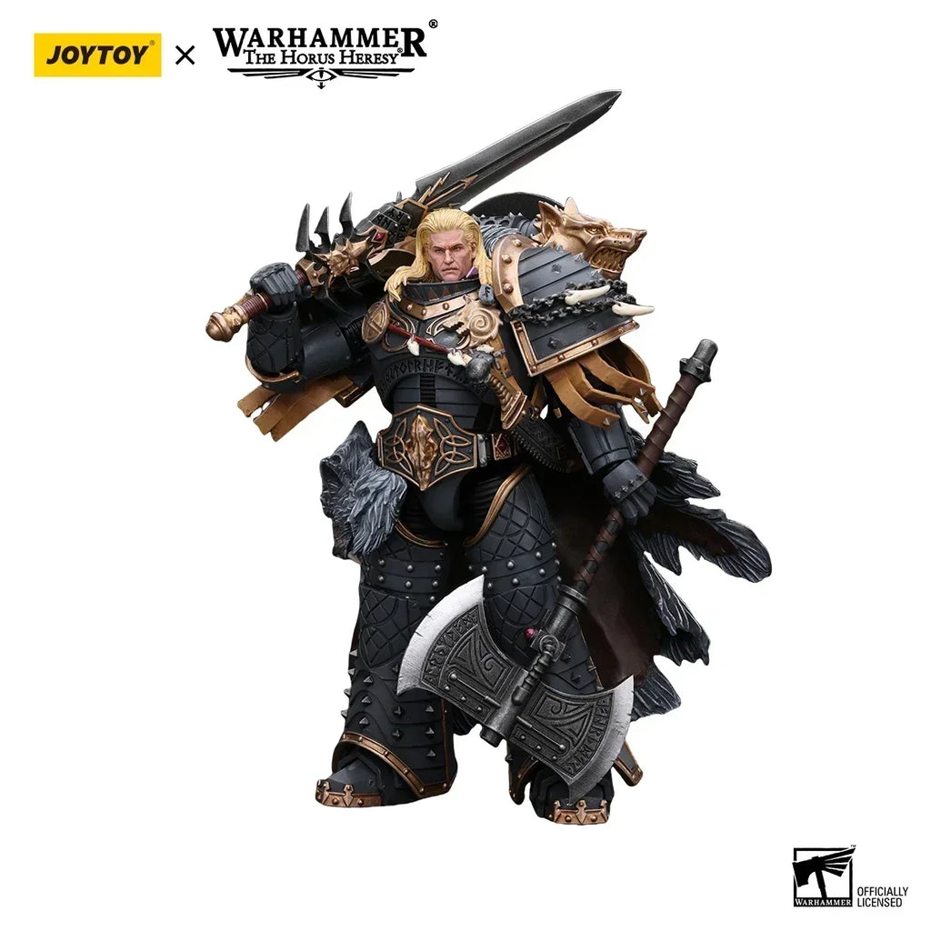 JOYTOY Warhammer 40K The Horus Heresy Space Wolves Leman Russ 1/18 Official Articulated & Collectible Model  Gift for Adult Fans