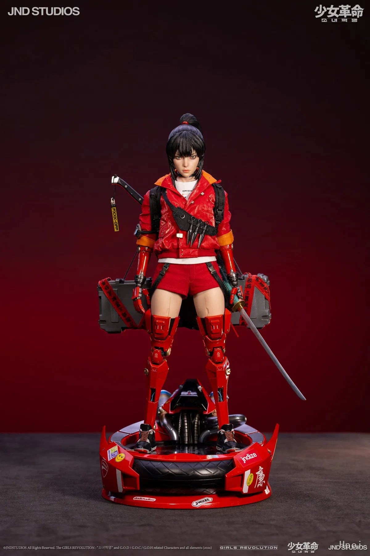 【MT】Pre-sale Original JND Studios Girl Revolution Series HIKARU THE STRIYER 1/6 Action Figure Collection Model