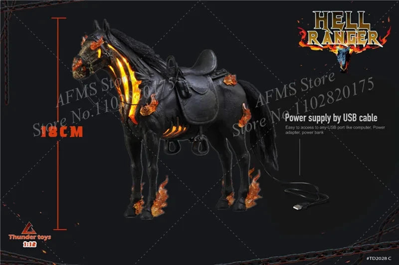 Thunder toys TD2028 1/12 Men Soldier Ghost Rider Dolls Full Set 6Inch Action Figure Model Best Collection Toys
