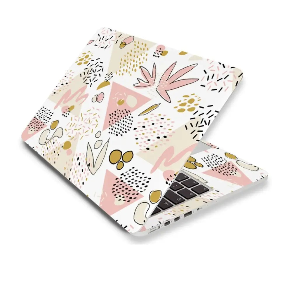 15 inch DIY Laptop Stickers Skins A+C Side Waterproof Laptop Decor Vent Holes PVC for Macbook /HP / Dell / Lenovo / Acer / ASUS