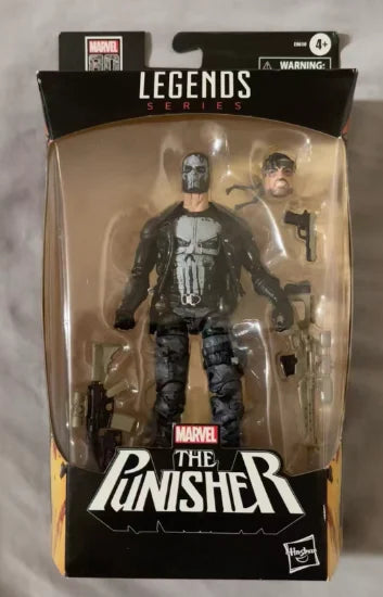 Original Hasbro Marvel Legends Series The PUNISHER Anime Figure Toy Collection Gift