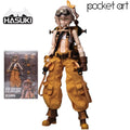 HASUKI Pocket Art Series Model Kit | Anime Mini Figure Assembly Set | DIY Collectible Craft for Hobbyists & Adults