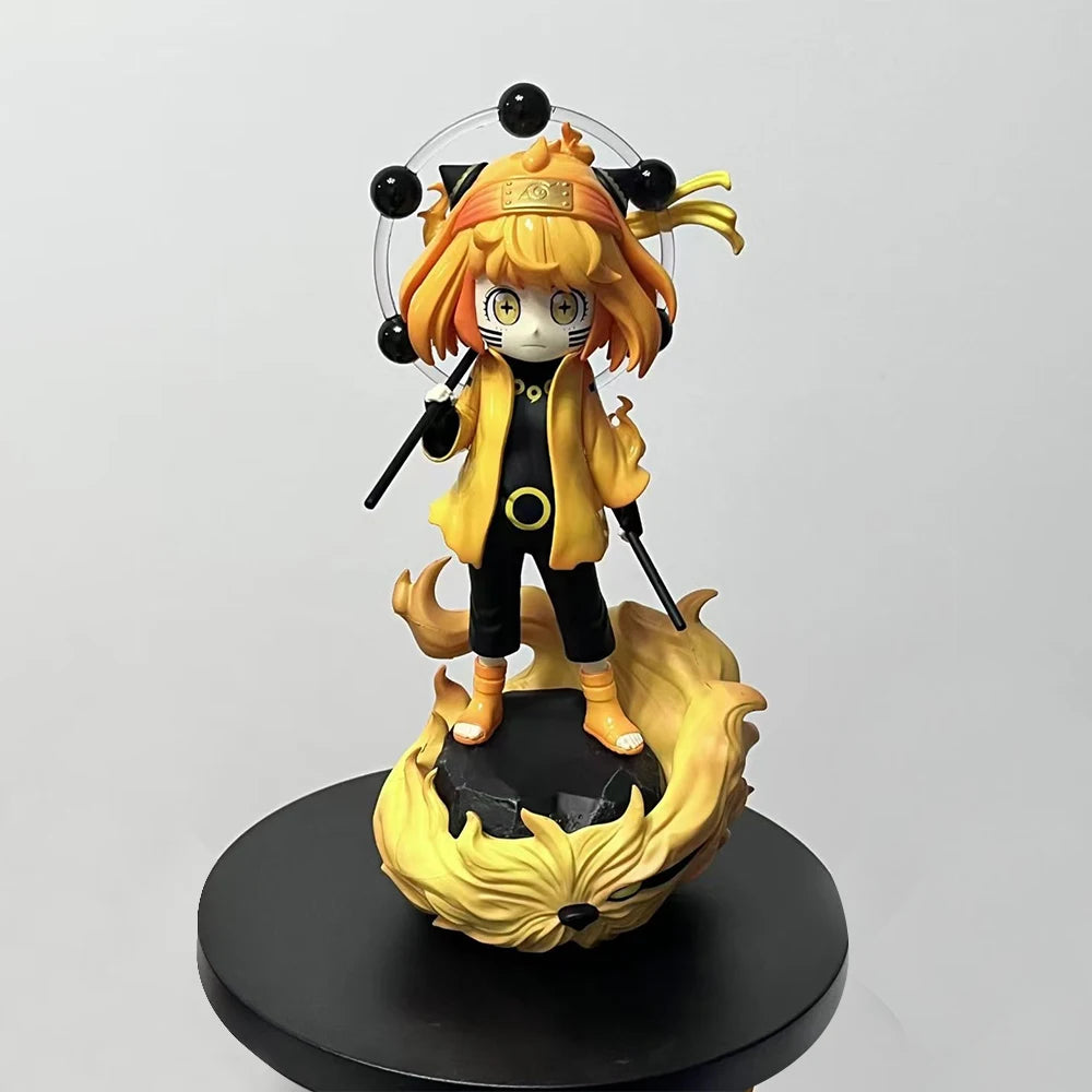 Neue 22 cm Spy×Family Anya Forger Cos Rikudousennin Modo Anime Actionfigur Modell Statue Sammlung Desktop-Dekoration Spielzeug Geschenk