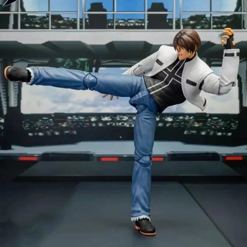 19cm Kof Mai Kyo Kusanagi Iori Yagami Multiple Accessories Game Figure Model Statue Collection Desktop Decoration Ornament Toys
