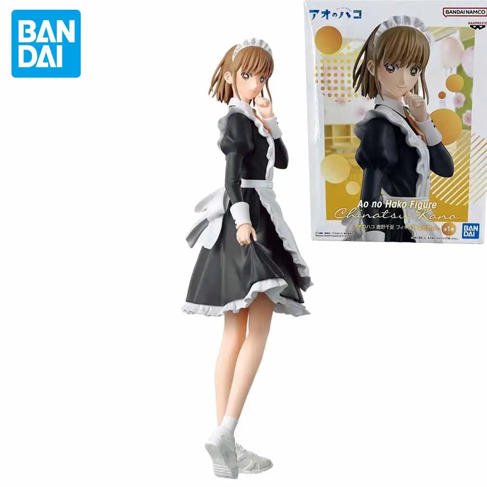 Original BANDAI BANPRESTO Ao no Hako Culture Festival Ver Chono Hina Kano Chinatsu 23cm PVC Genuine Figure Model Toy Gift