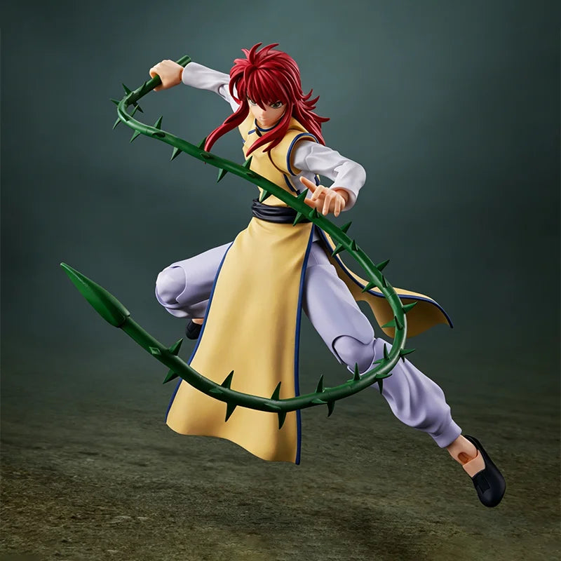 Genuine Bandai Original Package S.H.Figuarts YuYu Hakusho KURAMA  Anime Action Figure Finished Model Toy Collectible In shock