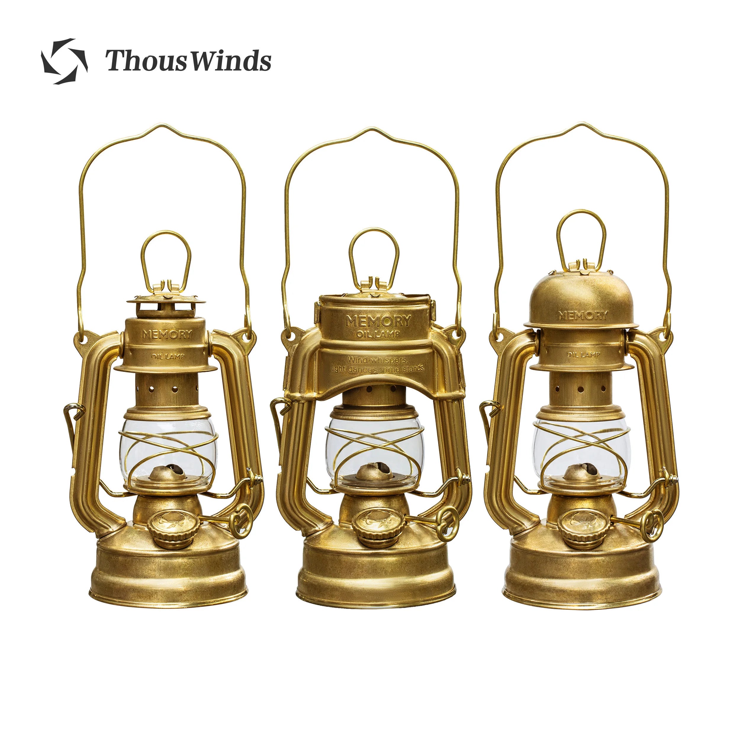 Преносима маслена лампа Thousand Winds Memory, мини къмпинг фенер, ретро къмпинг светлини за туризъм, пикник, къмпинг консумативи