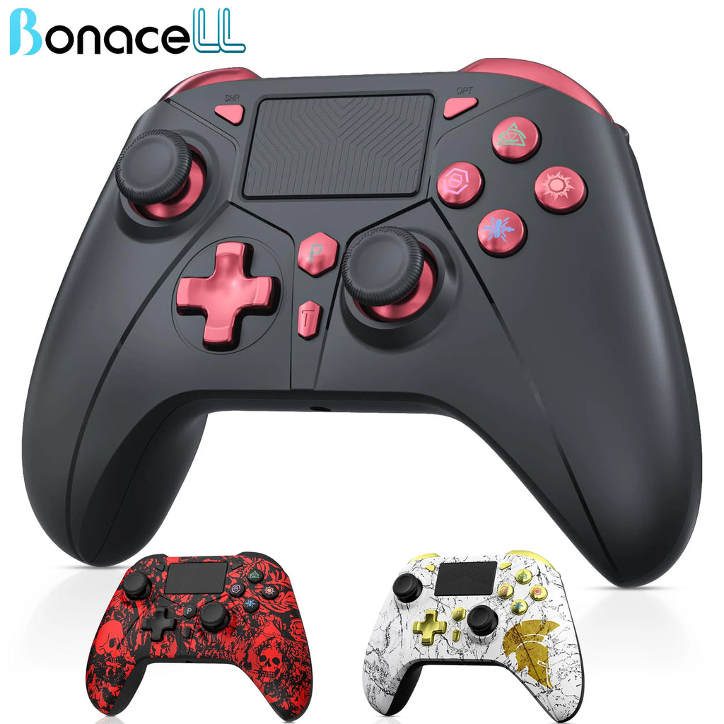 Controller for PS3/4/Switch/PC Bluetooth Wireless Gamepad,W/ Vibration Hall Effect Trubo FUNC,Video Game Control Handle Joystick