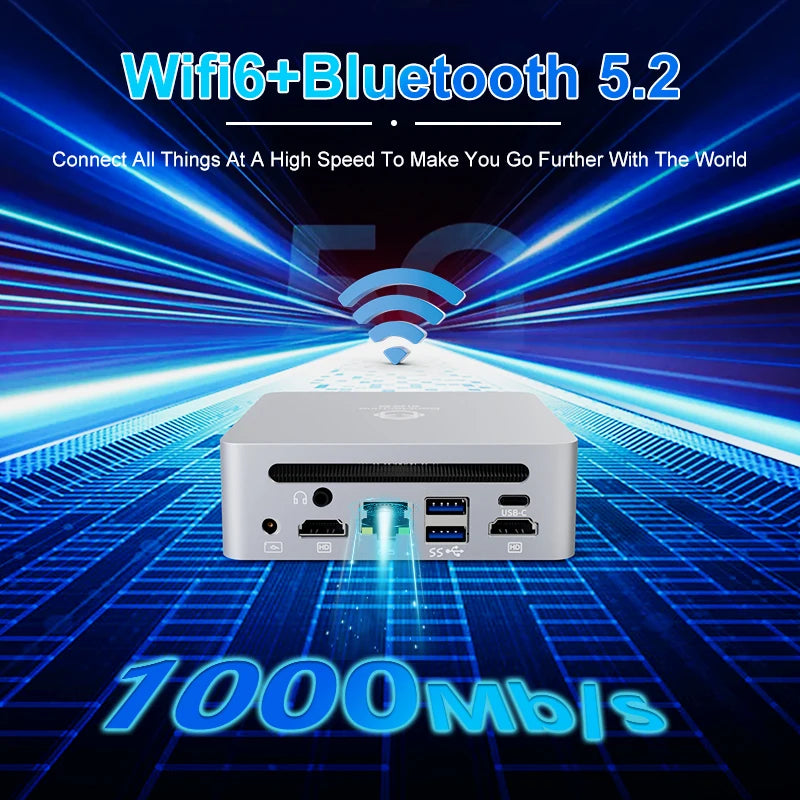 GenMachine Ryzen 7 5700U 5825U 5800H Ryzen 9 5900HX Windows 11 Ryzen MINI PC DDR4 WIFI6 RTL8852, BT5.2 Diy Gaming Pc Computer