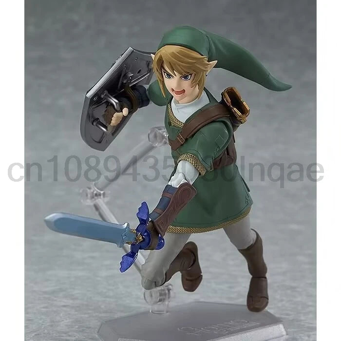 Luxury Skyward Sword Figma 320 Link Zelda Twilight Princess DX Ver. Breath Of The Wild Action Figure Model Toys Joint Movable